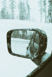 rétroviseur voiture glace