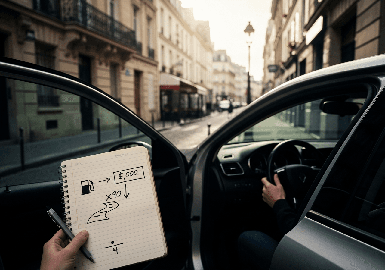 Comment calculer la consommation d'une voiture : la formule de base
