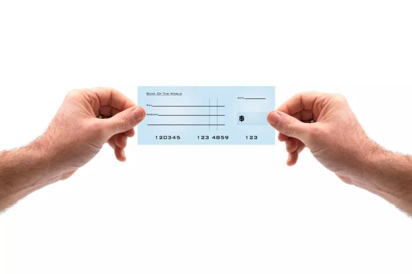 cheque de banque