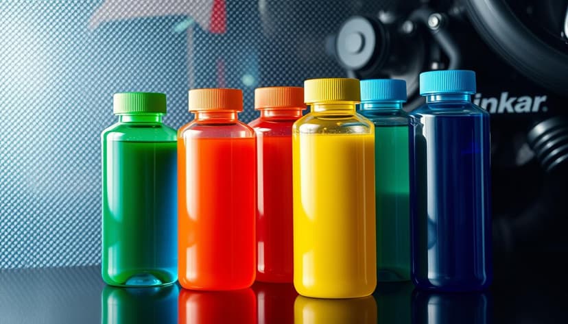 couleur liquide de refroidissement