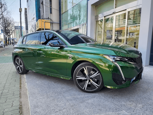 peugeot 308 couleur olivine