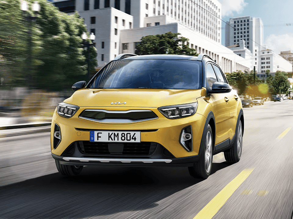 kia stonic jaune