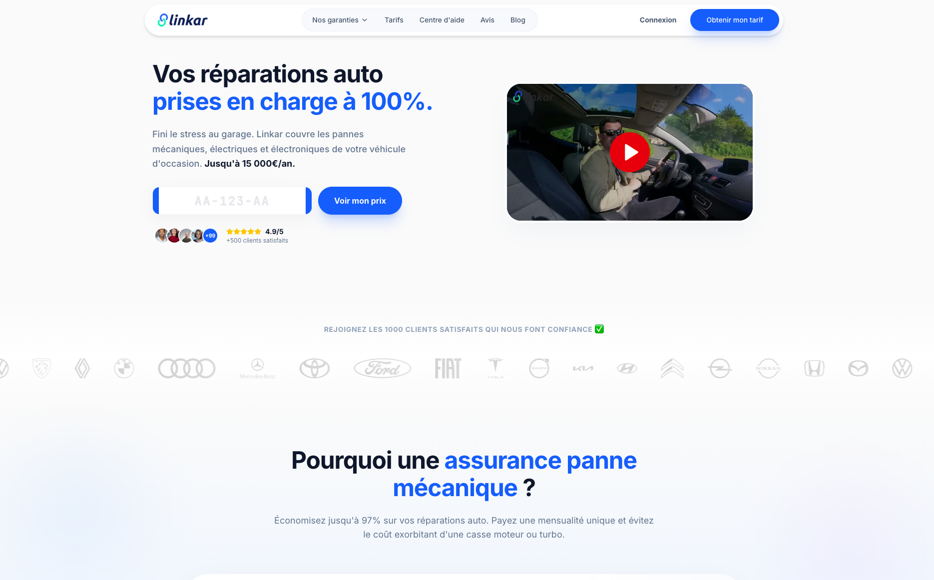 Linkar — Vos réparations auto prises en charge à 100%