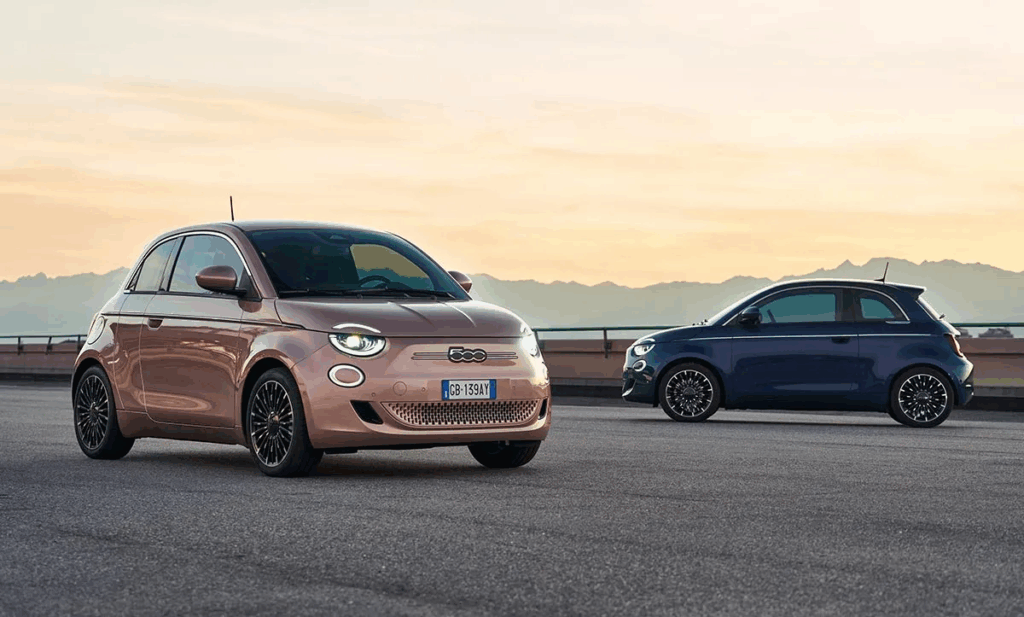 fiat 500 orange