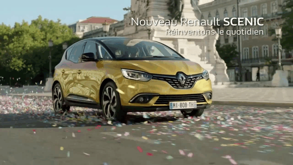 renault scenic jaune couleurs