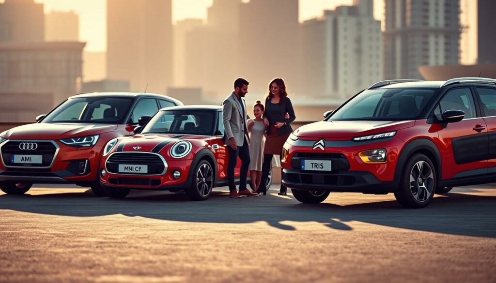 Recommandations par profil d’acheteur pour Audi A1, Mini et DS 3 Crossback