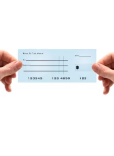 cheque de banque