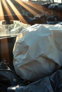 airbag déclenché véhicule épave