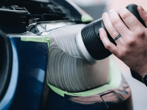 ponçage phares voiture