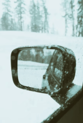 rétroviseur voiture glace