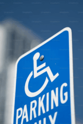panneau place handicapé
