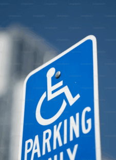 panneau place handicapé