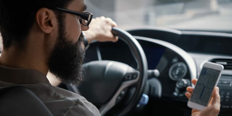 téléphone au volant